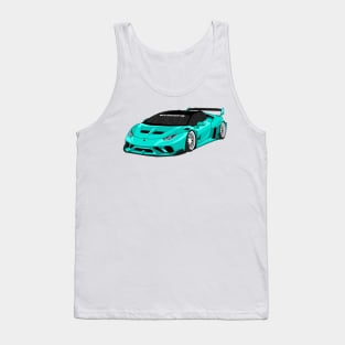 lamborghini huracan TURQUOISE Tank Top